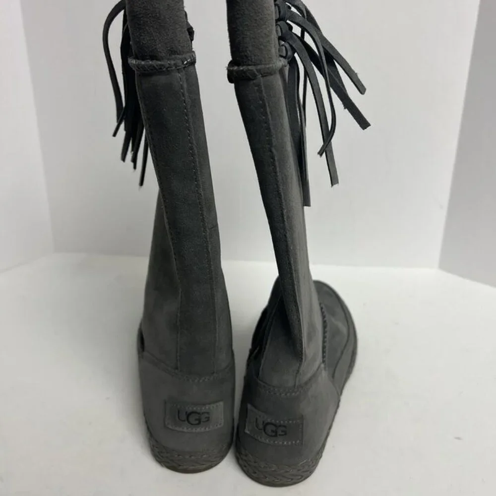 UGG Women's Emerie, Gray Fashion Boots, Size 5 M